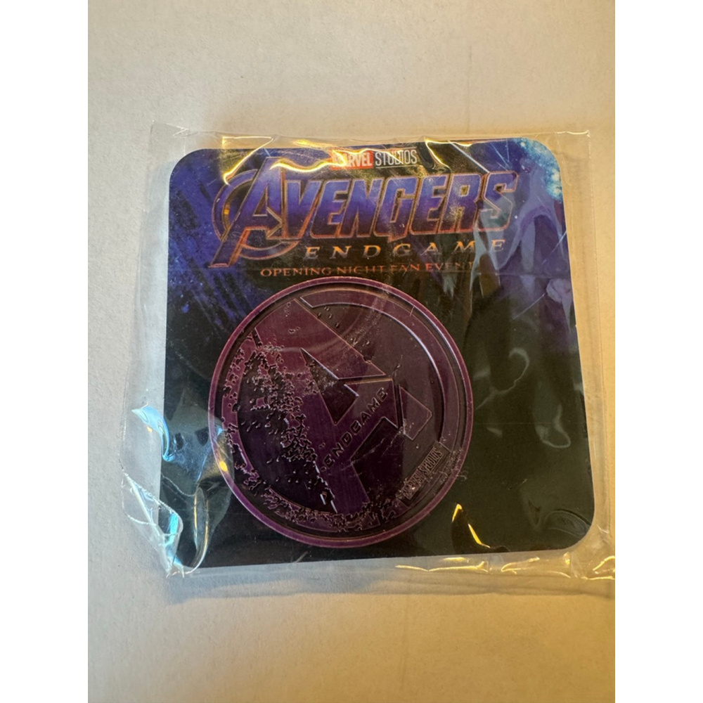 🦄RARE Marvel Studios Avengers Endgame Opening Night Fan Event Coin NWT